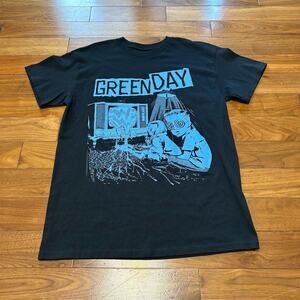 Green Day Hypnotized Kids TV Wasteland Graphic T-Shirt Black Men's M